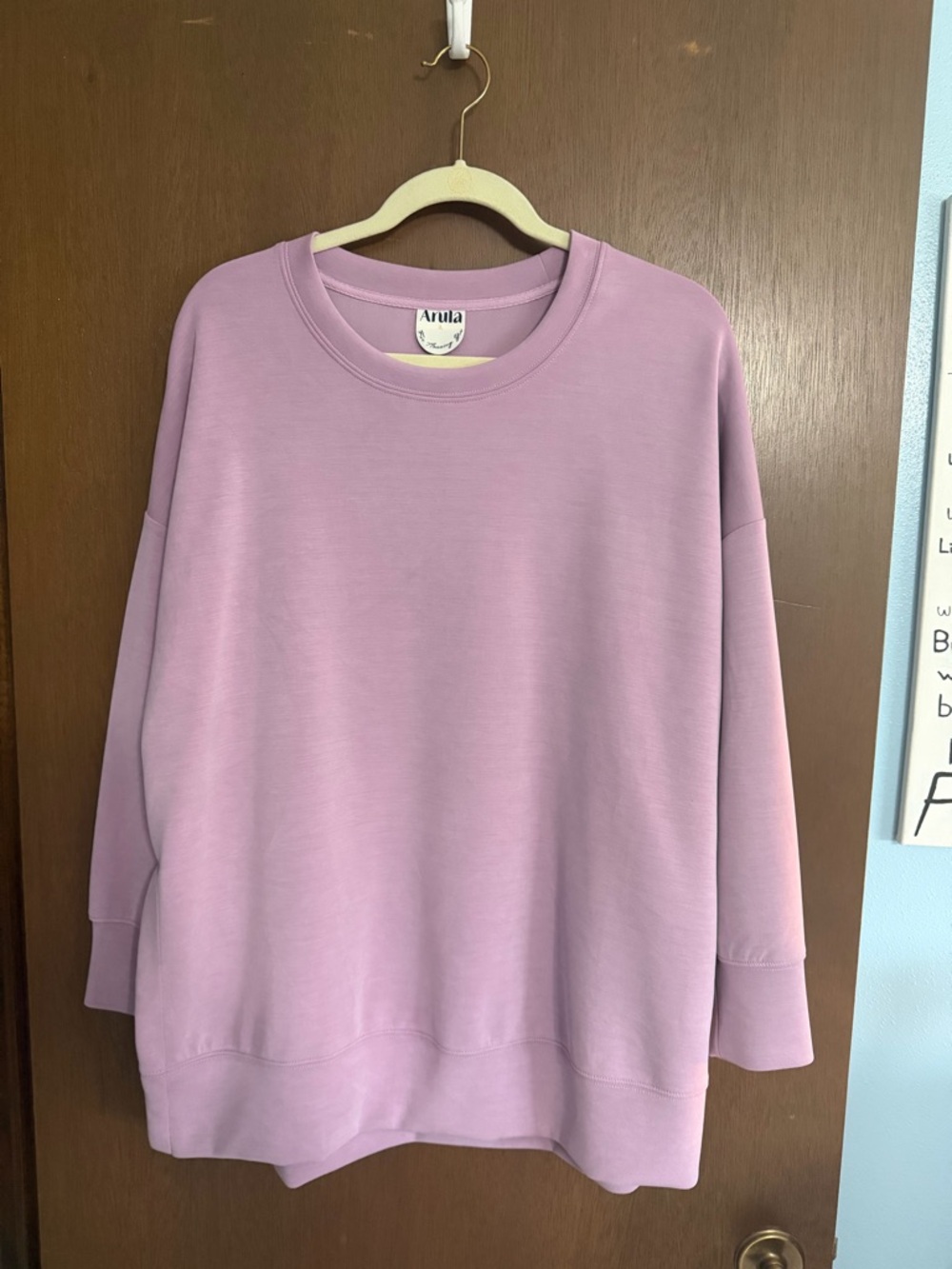 ARULA Lavender Crewneck Sweatshirt